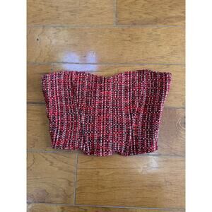 Zara Tweed Bustier (NWT)
